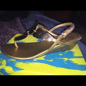 Gold sandals